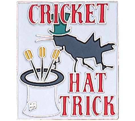 Cricket Hat Trick Pin - Mueller's Billiard & Dart Supplies