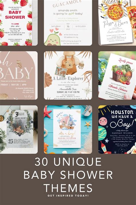 30 Unique Baby Shower Themes