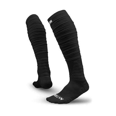 Nxtrnd Xtd Scrunch Football Socks Extra Long Padded Sport Socks For