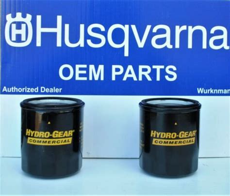 2 Pck Husqvarna 539113466 Hydro Oil Filter For Zt4800 Ez4217 Ez4824 Mz52 M Zt61 Ebay