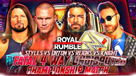 Huge Fatal 4 Way Undisputed Title Match At Royal Rumble 2024🥵 Cm Punk Coming To Smackdown🤩