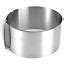 Retractable Stainless Steel 1 Pc Circle Mousse Ring Baking Tool Cake