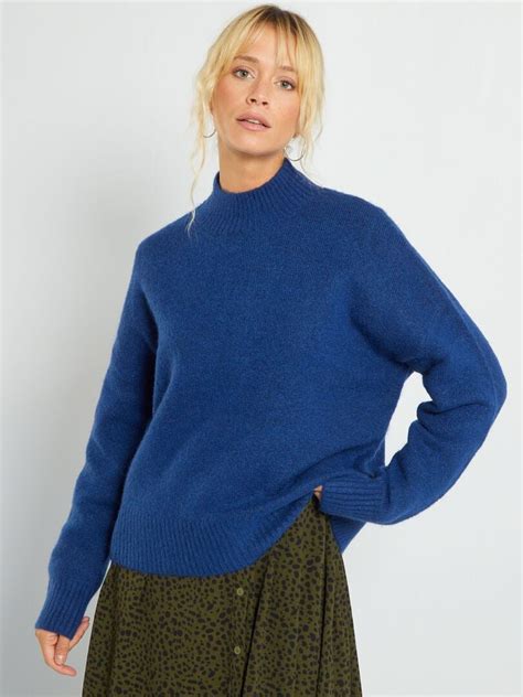 Pull En Maille Moulin E Bleu Kiabi