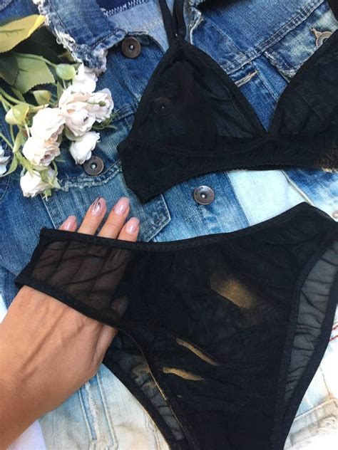 White Lingerie Set Mesh Lingerie See Through Lingerie Custom Etsy