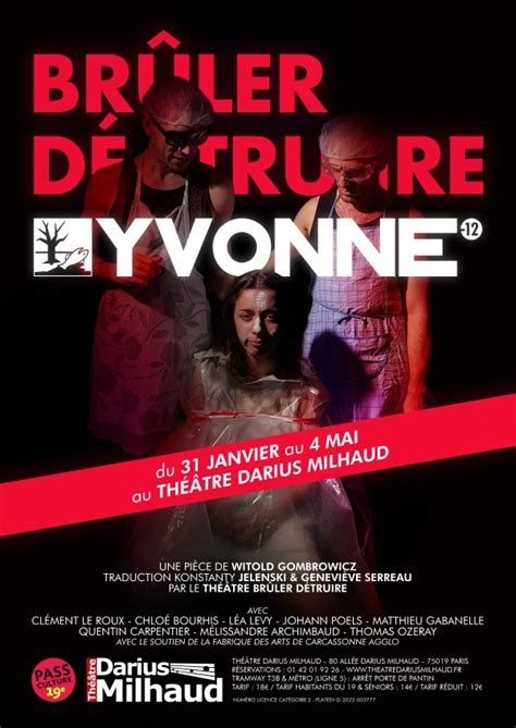 Yvonne Théâtre Darius Milhaud L Officiel des spectacles