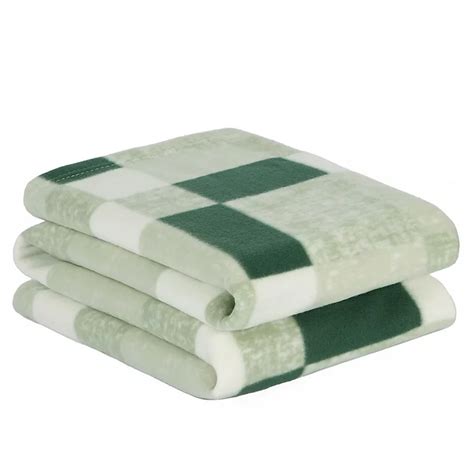 Tartan Check Throw Over Bed Warm Soft Blanket Diy At Bandq