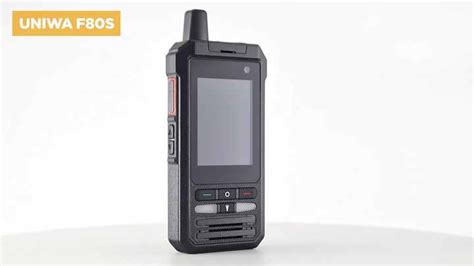 Uniwa F80s Android Zello Realptt 4g Walkie Talkie Poc Radio 200 Km To