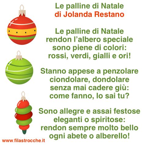 Brevi Filastrocche Di Natale Filastrocche It