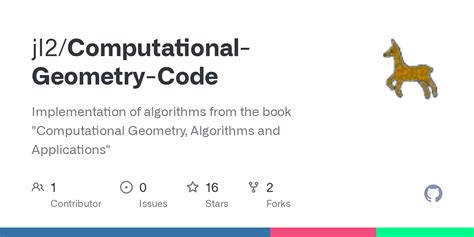 GitHub Jl2 Computational Geometry Code Implementation Of Algorithms