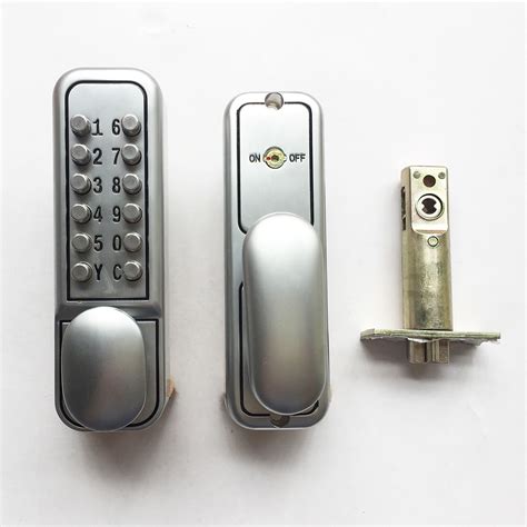 luxury keyless waterproof fireproof mechanical code door lock