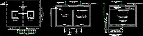 Reserve Tank Detail Dwg Section For Autocad Designs Cad