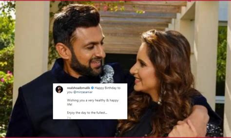 Sania Mirza Birthday Amid Divorce Rumours Shoaib Malik Wishes Wife As