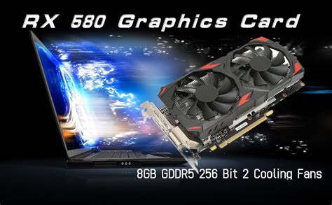 Sorandy Tarjeta Gráfica RX 580 de 8 GB Gddr5 Y 256 bits Compatible con