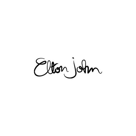 Passion Stickers - Music Decals - Elton John Logo Wallstickers