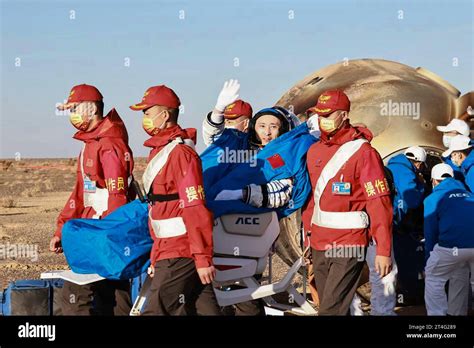 Dongfeng Landing Site St Oct Astronaut Zhu Yangzhu Is Out Of