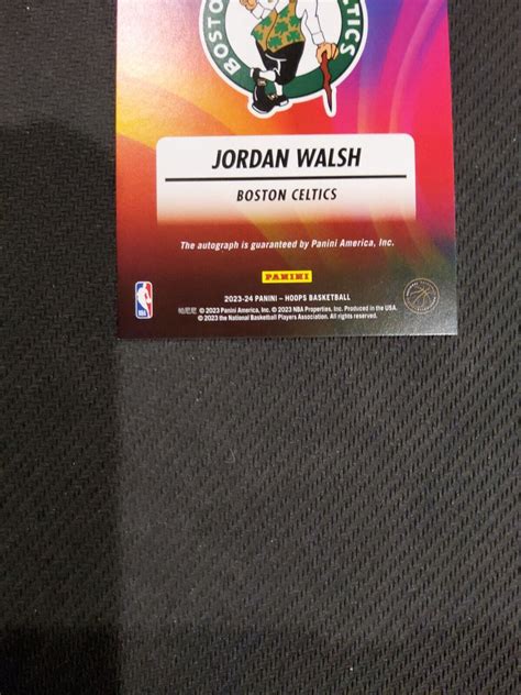 Panini Nba Hoops Rookie Ink Ri Wsh Jordan Walsh Au Rc Ebay