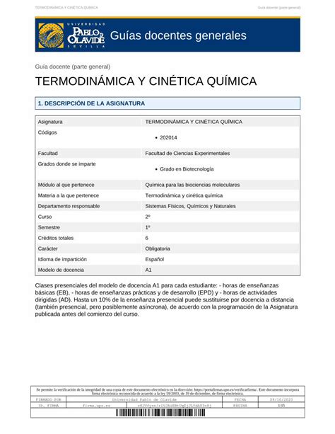 Pdf Guías Docentes Generales TermodinÁmica Y CinÉtica QuÍmica Dokumen Tips