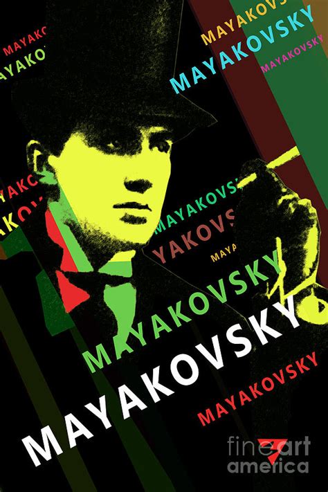 Vladimir Mayakovsky Digital Art By Zoran Maslic Fine Art America