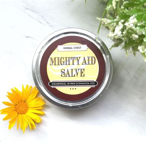 Mighty Herbal Healing Salve Natural First Aid Cream Self Care