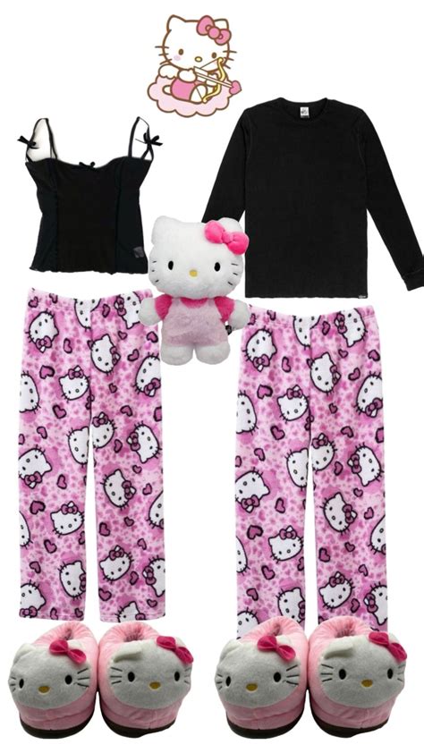 Couple Hello Kitty Matching Pj Outfit ♡ In 2024 Matching Couple Outfits Matching Outfits Best