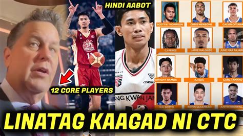 Core Players First Window Ctc Latag Kaagad Kai Sotto Rhenz Abando