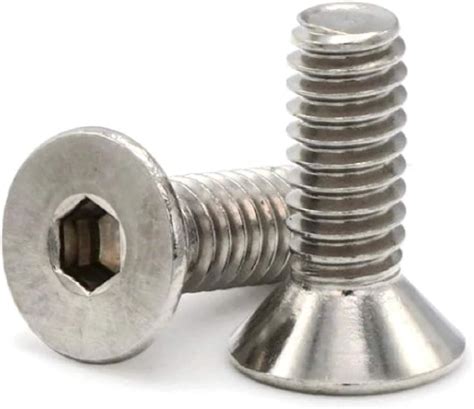 Amazon 304 Stainless Steel Flat Head Socket Cap Screws 1 2 13 X 2