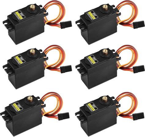 Amazon Diymore 6 Pack Servo MG996R Metal Gear Servo Torque