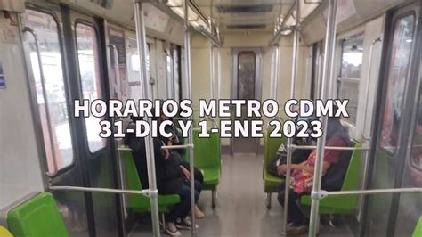 A Qu Hora Abre Y Cierra El Metro De La Cdmx Este De Diciembre Y