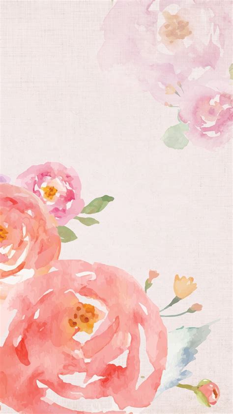 Watercolor Flower Iphone Wallpapers Top Free Watercolor Flower Iphone Backgrounds