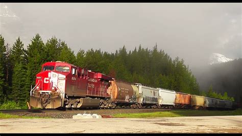 CPKC Railway Action In The Canadian Rockies YouTube