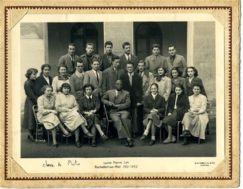 Photo De Classe Philo De 1952 Lycée Pierre Loti Copains Davant