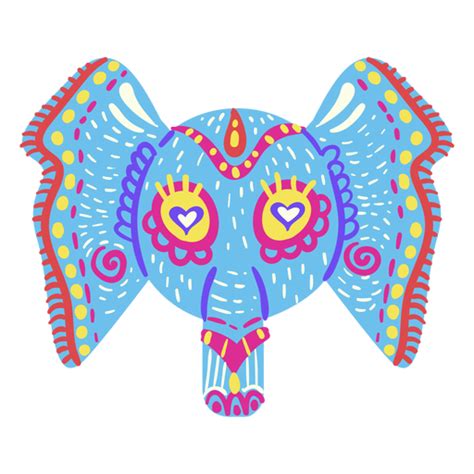 Diseño Png Y Svg De Escultura Mexicana Elefante Para Camisetas