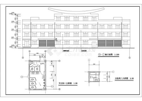 某地简单的办公楼建筑方案图写字楼土木在线