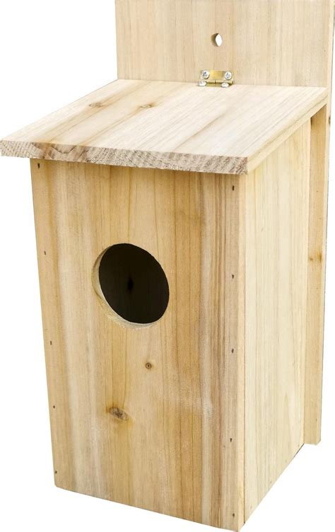 Hi Vogelhuisje Nestkastje Naturel Hout Cm Vogelhuisjes