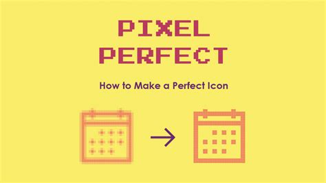 How To Make Pixel Perfect Icons Graphic Design Tips