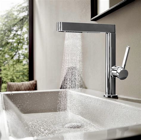 Hansgrohe Finoris Basin Mixer 230 With Pull Out Spray And Push Waste