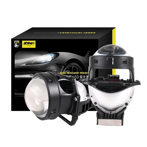 Sanvi New Arrival Inch W K Car Bi Led Projector Lense Headlight