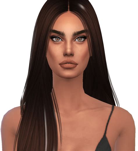 Hair Covering Eyes Sims 4