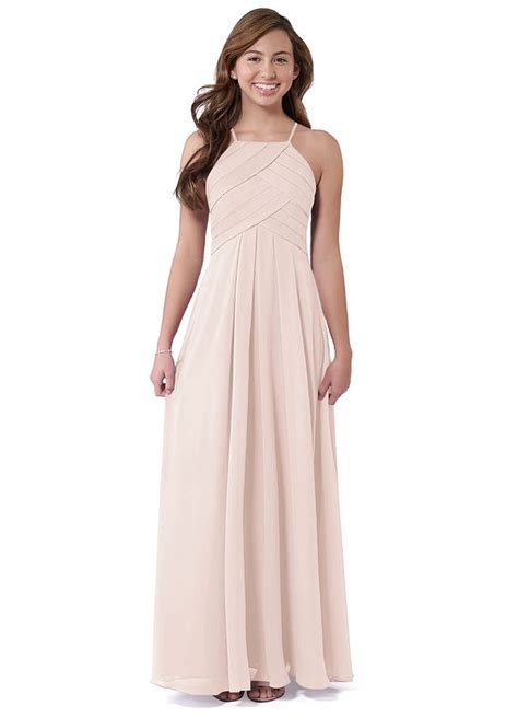 Rose Petal Azazie Ginger JBD Junior Bridesmaid Dresses Azazie