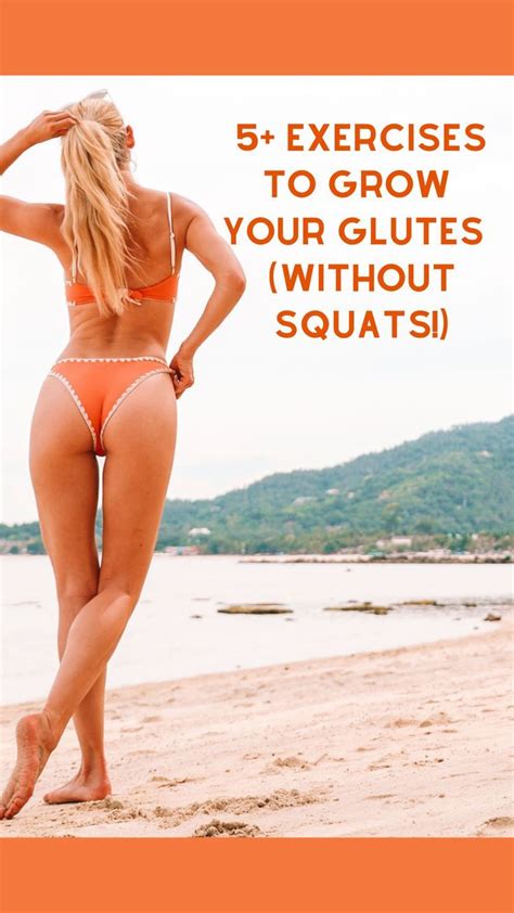 How To Grow Your Glutes At Home Without Squats Glutes Squats Glutes