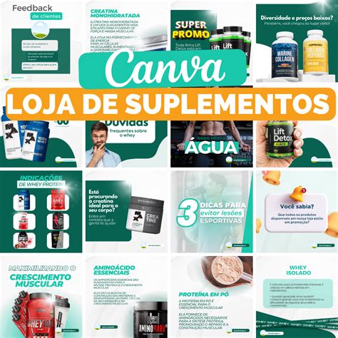 Canva Loja De Suplementos