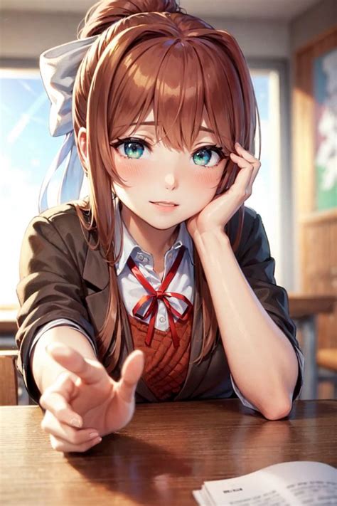 Monika Doki Doki Literature Club Image By Phdoge 3939013