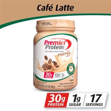 Premier Protein® Cafe Latte Protein Powder 23 9 Oz Ralphs