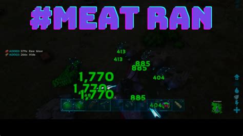 Ark Survival Evolved Solo Meat Run YouTube