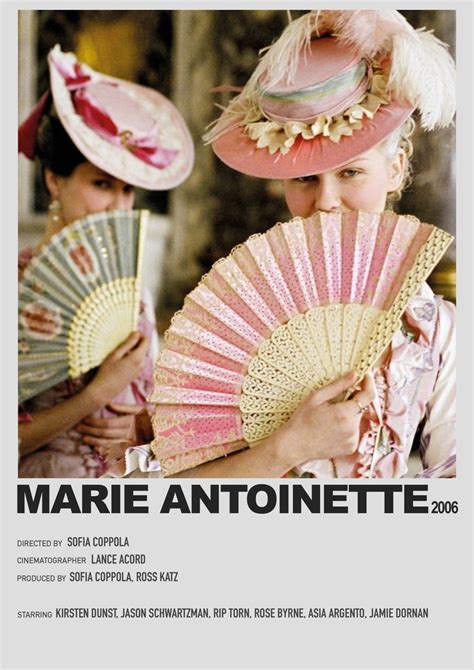 MARIE ANTOINETTE Minimalist Poster Minimalist Poster Marie