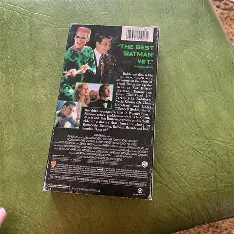 Mavin Batman Forever Vhs Tape Movie Val Kilmer Jim Carrey Dc