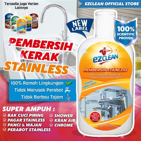 Jual Ezclean Stainless Cleaner Pembersih Stainless Pembersih Wastafel