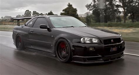 Nissan Skyline Gtr R34 Matte Black