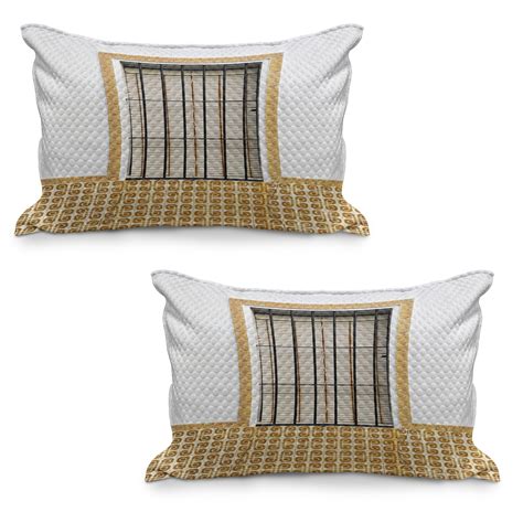 Country Quilted Pillowcover Set Of Image Of Modern Spanish Window