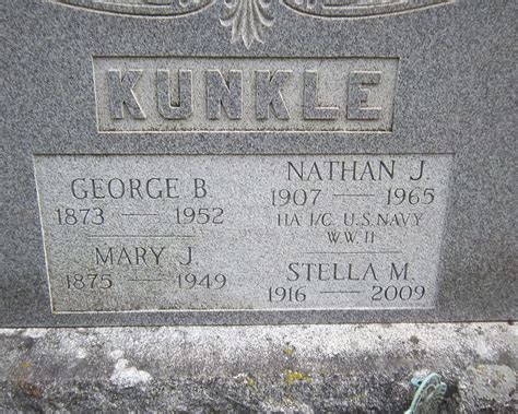 Mary Jane Laufer Kunkle Find A Grave Memorial